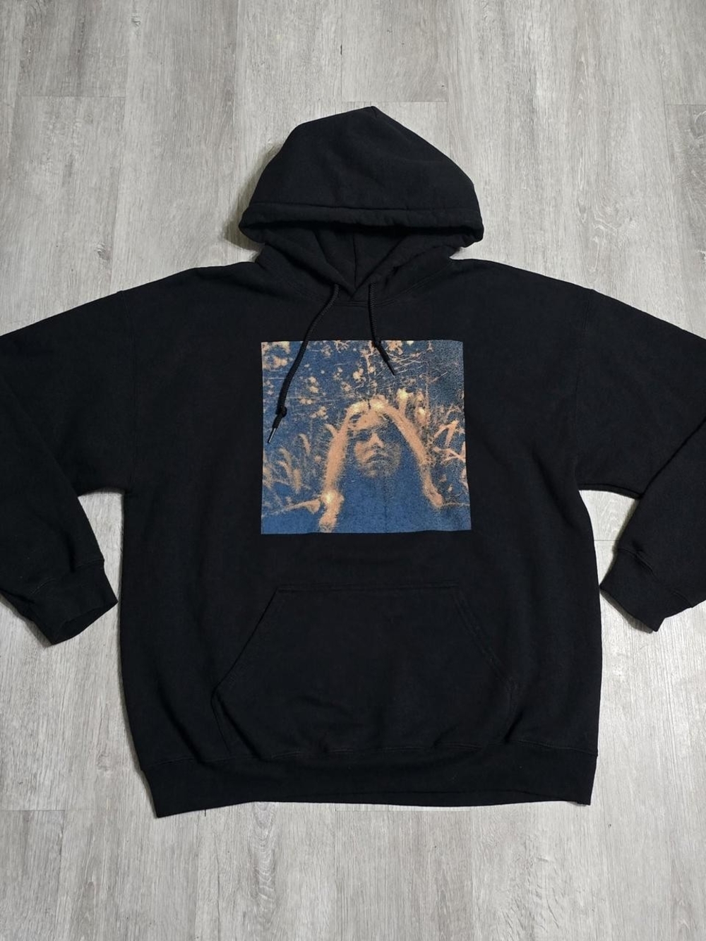 2016 Turnover Peripheral Vision Black Band Hoodie Indie Rock Shoegaze Large